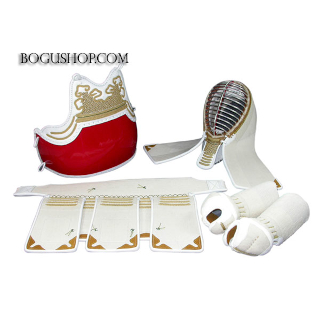 White 5MM High Quality Machine Stitched Bogu (Customize)